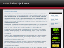 Tablet Screenshot of kostenlosblackjack.com